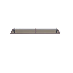 Copertină ECO de ușă 150x120cm marchiză adăpost acoperiș maro-bronz