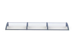 Copertină PRO Alu+Plexiglas de ușă 360x120cm marchiză adăpost acoperiș gri-transparent