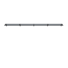 Copertină PREMIUM de ușă 400x80cm / marchiză / adăpost / acoperiș - brațe negre - placă 6mm întreagă antracit