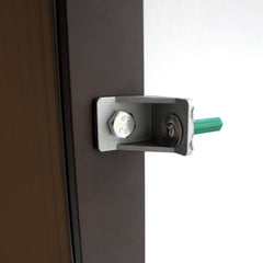 Copertină FLUX PRO Alu + Policarbonat de ușă 130x53x30cm marchiză adăpost acoperiș maro-bronz