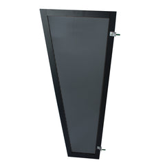 Copertină FLUX PRO Alu + Policarbonat de ușă 130x53x30cm marchiză adăpost acoperiș negru-antracit