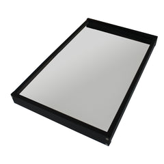 Copertină GIMI PRO Otel+Plexiglas de ușă 115x80cm marchiză adăpost acoperiș negru-transparent