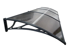 Copertină ECO 300x120 cm din policarbonat – Negru/Bronz - MAPROFI