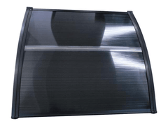 Copertină ECO 40x60 cm din policarbonat – Negru/Antracit - MAPROFI
