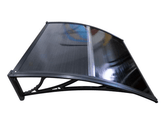 Copertină ECO 80x80 cm din policarbonat – Negru/Antracit - MAPROFI