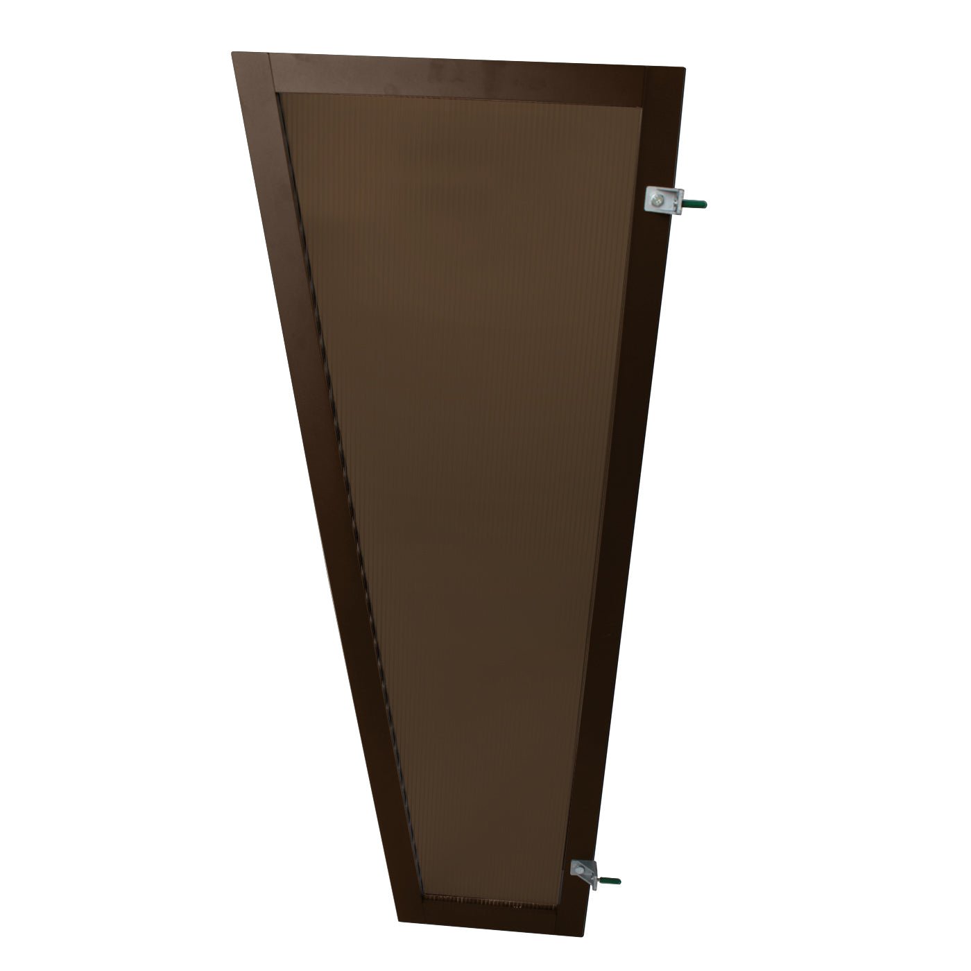 Copertină FLUX PRO 130x53x30 cm din policarbonat – Maro/Bronz - MAPROFI