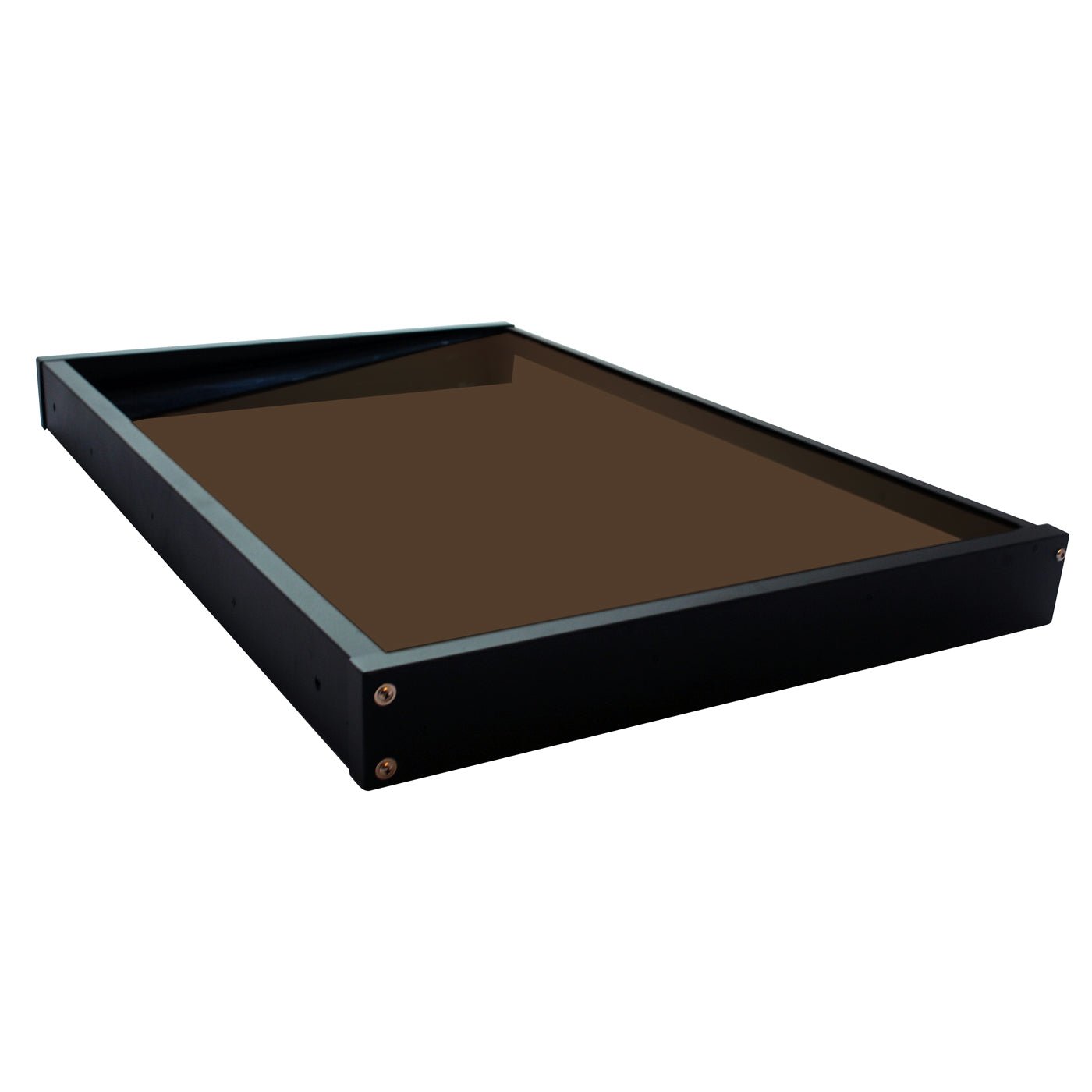 Copertină GIMI PRO 115x80 cm din oțel și plexiglas – Negru/Bronz - MAPROFI