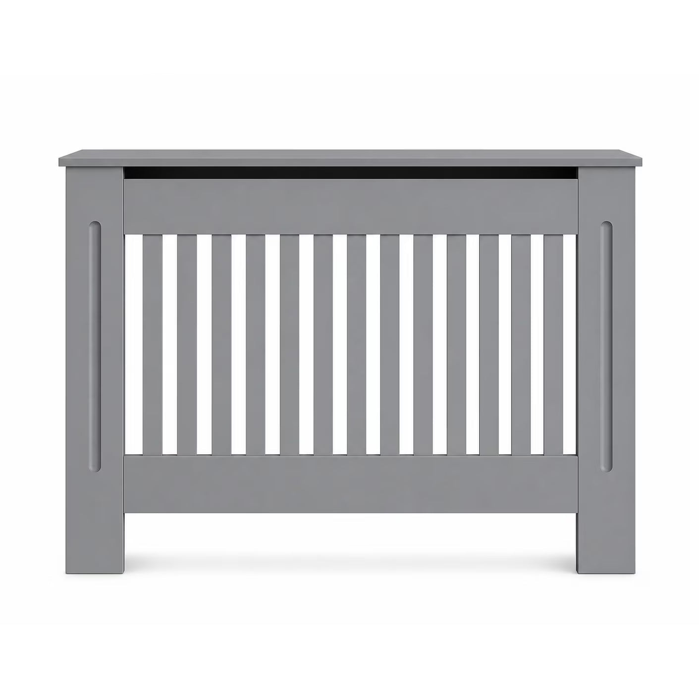 Masca pentru Calorifer ECO-L 132 cm, MDF Vopsit de 18 mm Lame Verticale, Gri antracit - MAPROFI