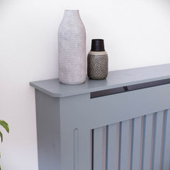 Masca pentru Calorifer ECO-XL 152 cm, MDF Vopsit de 21 mm Lame Verticale, Gri antracit - MAPROFI