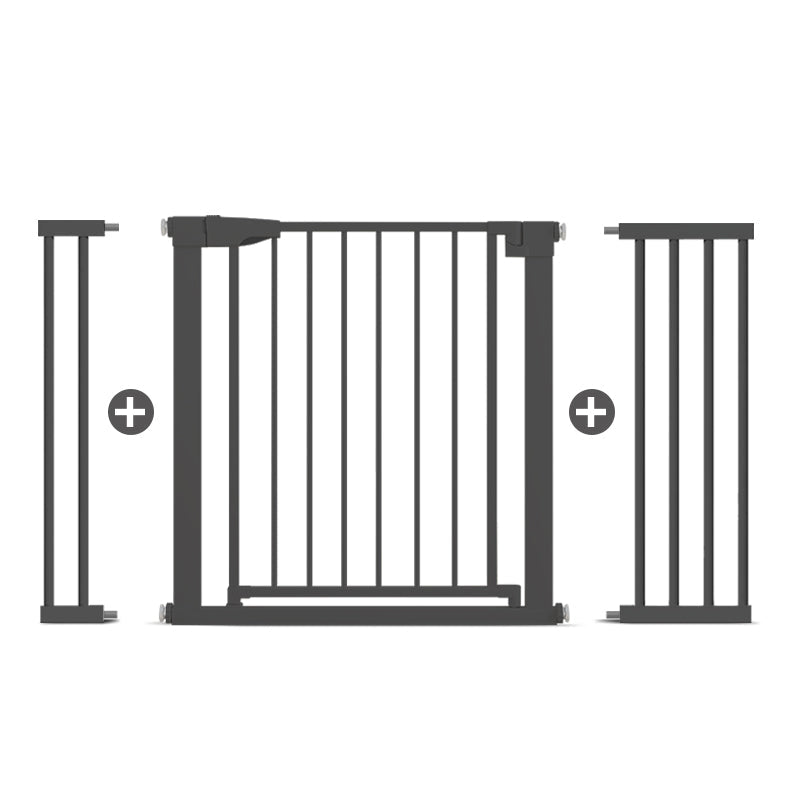 Poartă de Siguranță ECO 90° pentru Copii și Animale 76 x 118-124 cm, NEGRU - MAPROFI