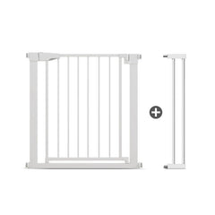 Poartă de Siguranță ECO 90° pentru Copii și Animale 76 x 90-96 cm, ALB - MAPROFI