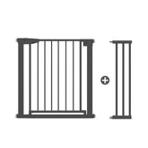 Poartă de Siguranță ECO 90° pentru Copii și Animale 76 x 97-103 cm, NEGRU - MAPROFI