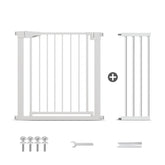 Poartă de Siguranță PRO 180° pentru Copii și Animale 75 x 104-110 cm, ALB - MAPROFI
