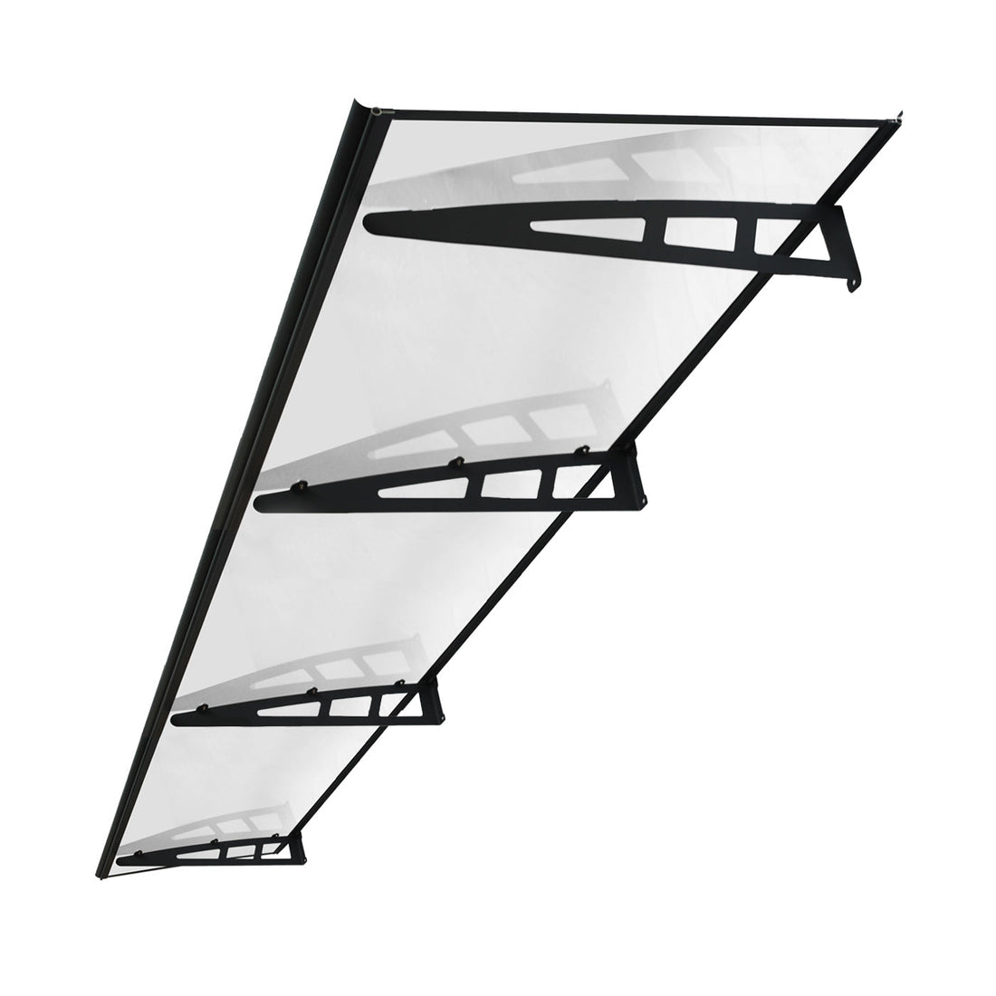 Copertina VIVIEN PRO: aluminiu, plexiglas și jgheab integrat - MAPROFI