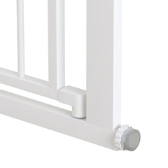 Poartă de Siguranță PRO 180° pentru Copii și Animale 75-82cm ALB