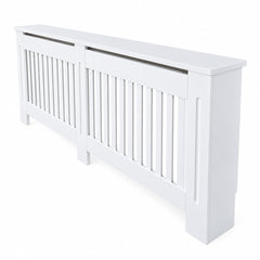Masca pentru Calorifer PREMIUM 3XL 203x82x21.5 cm, MDF Vopsit de 21 mm, Calitate Superioara, Alb lucios