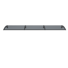 Copertină PREMIUM de ușă 360x120cm marchiză adăpost acoperiș -  brațe negre - placă 6mm întreagă antracit