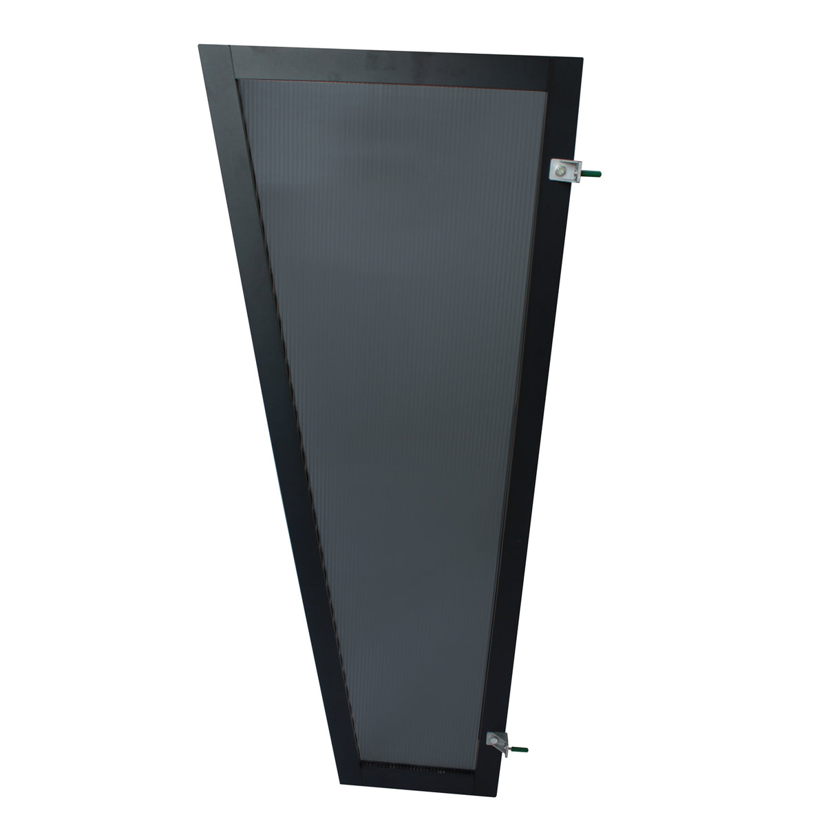 Copertină FLUX PRO Alu + Policarbonat de ușă 180x53x30cm marchiză adăpost acoperiș maro-antracit