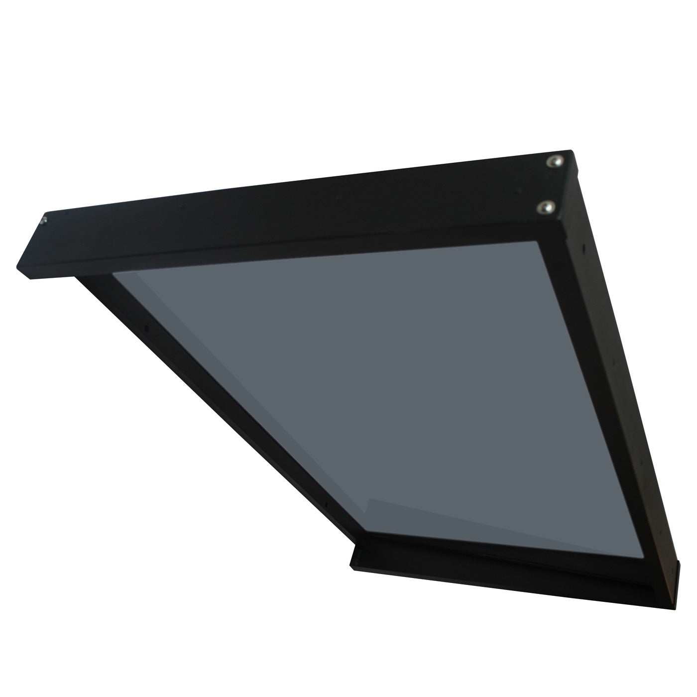 Copertină GIMI PRO Otel+Plexiglas de ușă 115x80cm marchiză adăpost acoperiș negru-antracit