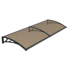 Copertina PREMIUM 120x150 cm, Policarbonat 6 mm, Suporturi din ABS, Negru/Bronz