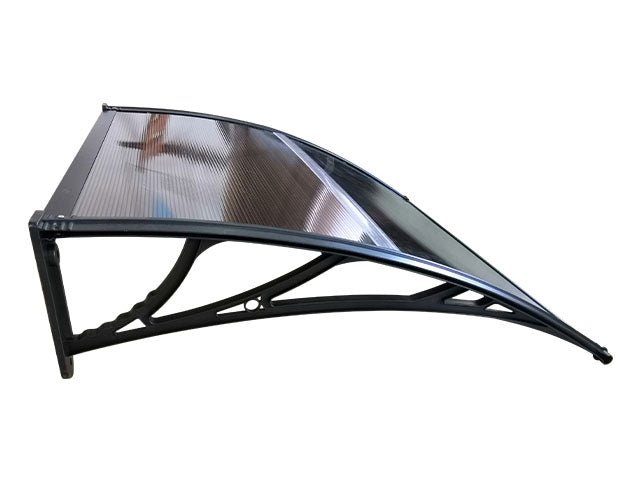 Copertină ECO 100x80 cm din policarbonat – Negru/Bronz - MAPROFI