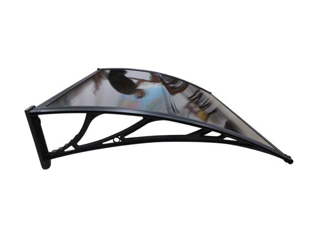Copertină ECO 150x60 cm din policarbonat – Negru/Bronz - MAPROFI