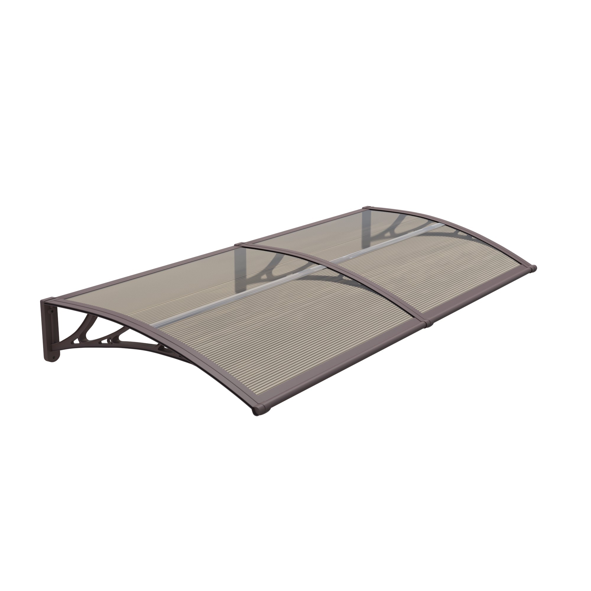 Copertină ECO 240x100 cm din policarbonat – Maro/Bronz - MAPROFI