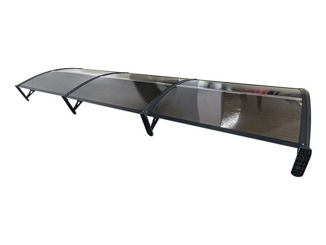 Copertină ECO 300x60 cm din policarbonat – Negru/Bronz - MAPROFI