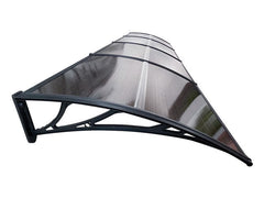 Copertină ECO 400x150 cm din policarbonat – Negru/Bronz - MAPROFI