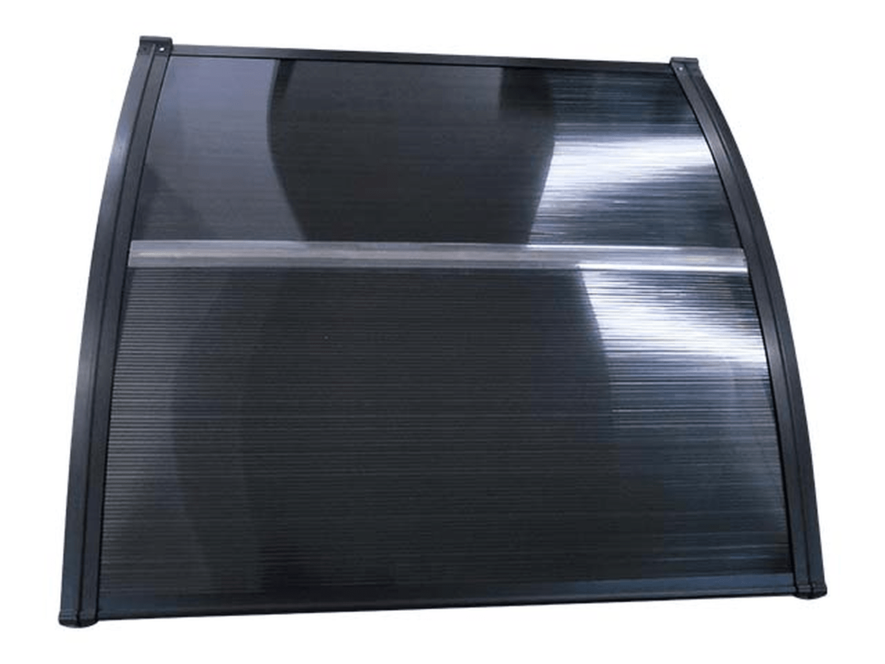 Copertină ECO 80x80 cm din policarbonat – Negru/Antracit - MAPROFI