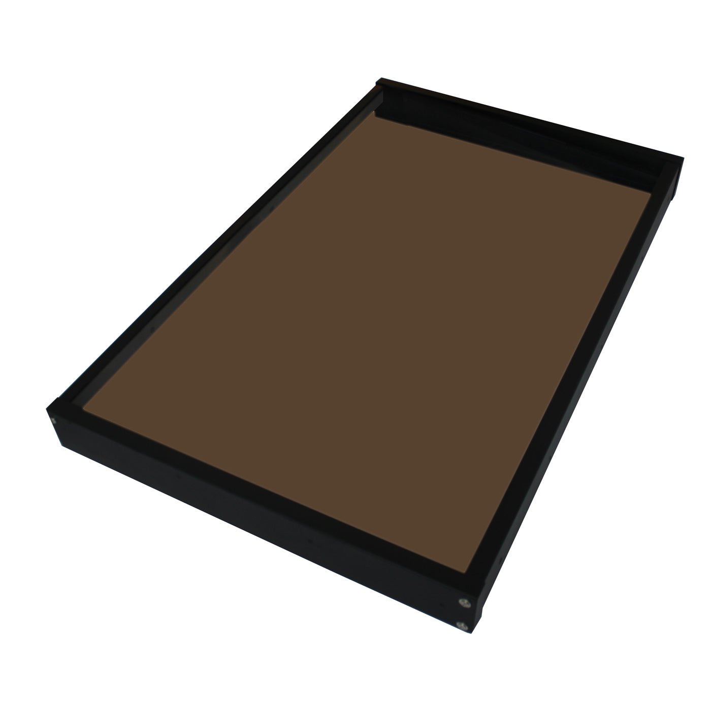 Copertină GIMI PRO 115x80 cm din oțel și plexiglas – Negru/Bronz - MAPROFI