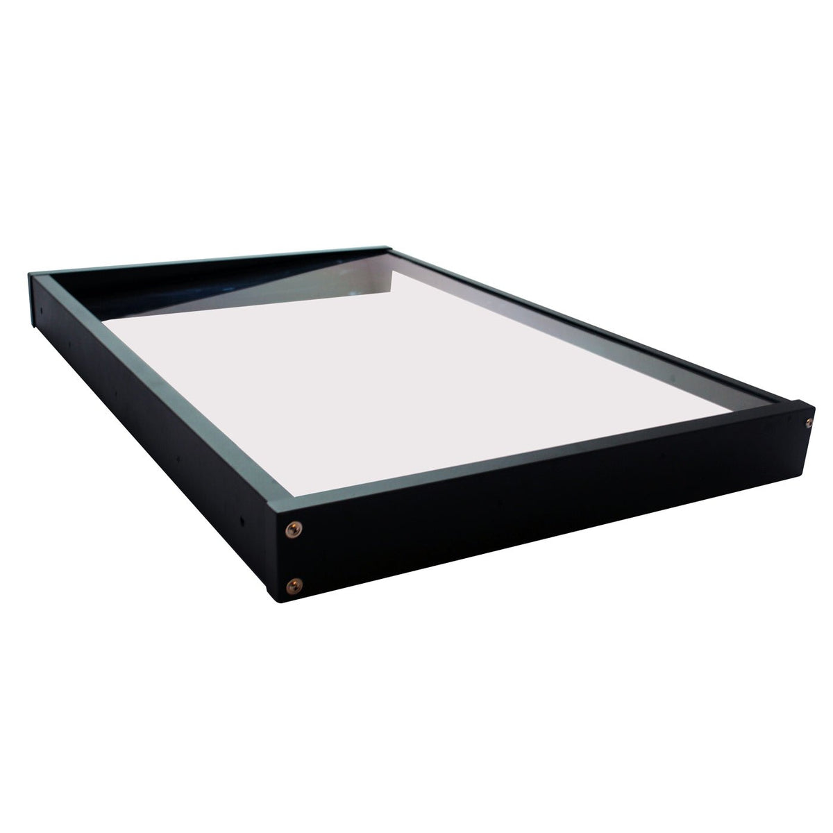 Copertină GIMI PRO 115x80 cm din oțel și plexiglas – Negru/Transparent - MAPROFI