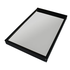 Copertină GIMI PRO 115x80 cm din oțel și plexiglas – Negru/Transparent - MAPROFI