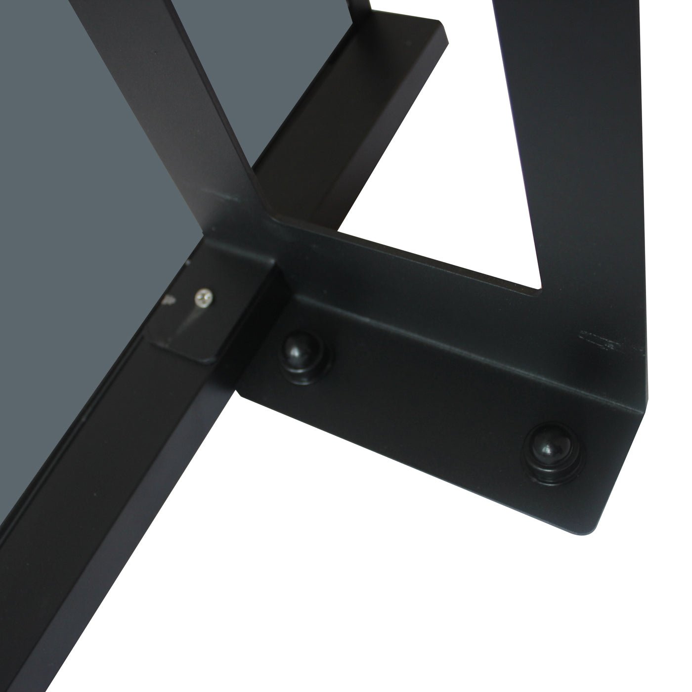 Copertină JAN PRO 140x100 cm din oțel și plexiglas – Negru/Antracit - MAPROFI