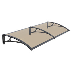 Copertina PLEXIGAS PRO 120x150 cm, Policarbonat Acrylic 2.5 mm Suporturi Aluminiu, Negru/Bronz - MAPROFI