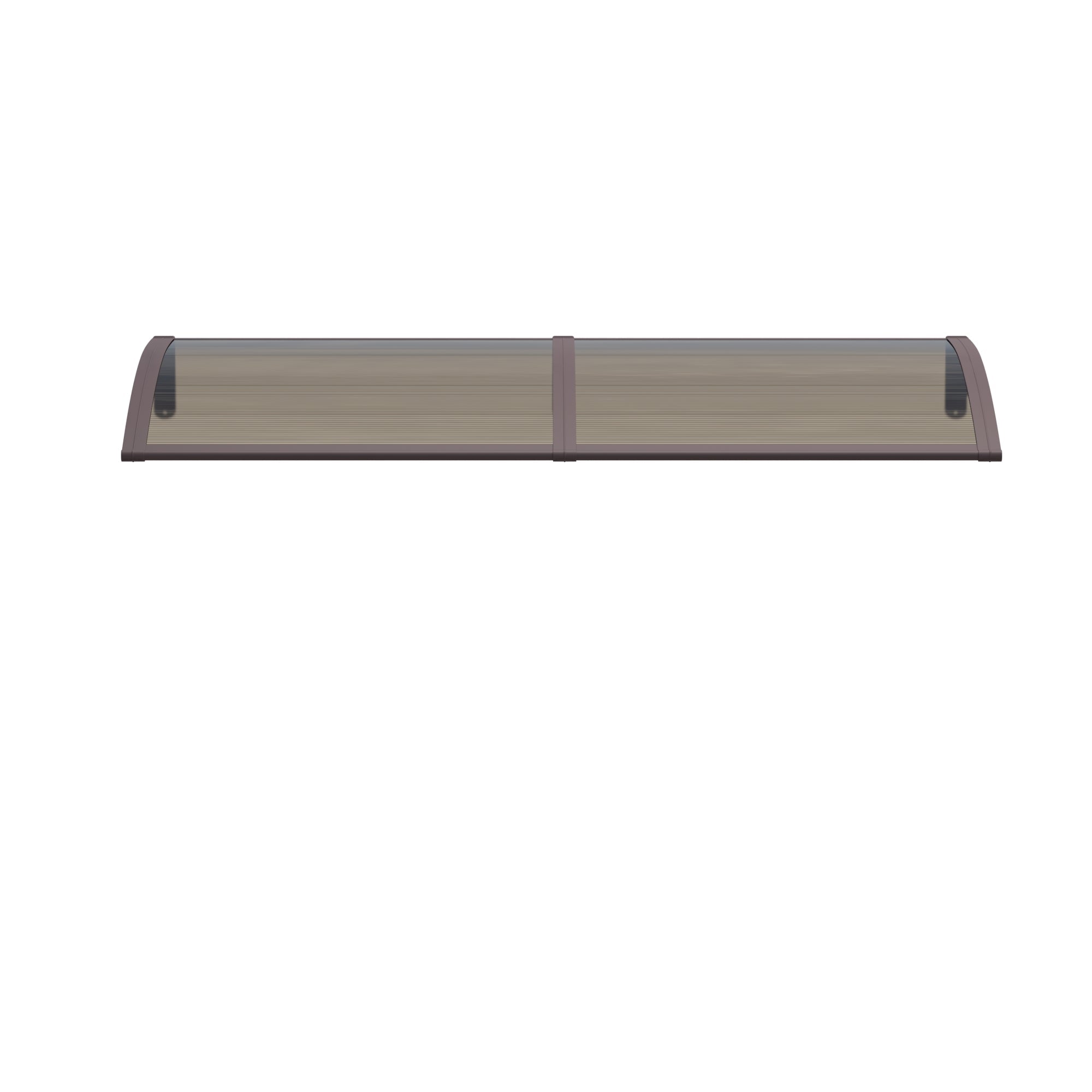Copertină PREMIUM 200x120 cm, placă 6 mm dintr-o bucată – Maro/Bronz - MAPROFI