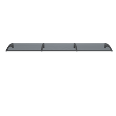 Copertină PREMIUM 240x150 cm, placă 6 mm dintr-o bucată – Negru/Antracit - MAPROFI