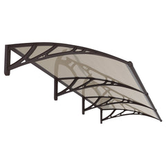 Copertină PREMIUM 300x150 cm, placă 6 mm dintr-o bucată – Maro/Bronz - MAPROFI