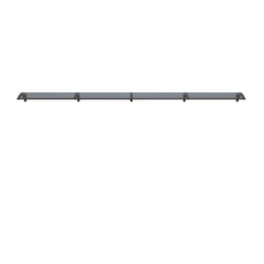 Copertină PREMIUM 400x120 cm, placă 6 mm dintr-o bucată – Negru/Antracit - MAPROFI