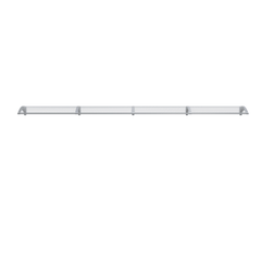Copertină PREMIUM 400x80 cm, placă 6 mm dintr-o bucată – Gri/Transparent - MAPROFI