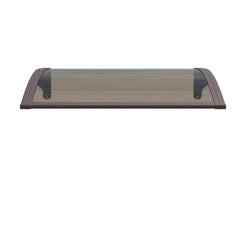 Copertină PREMIUM 40x60 cm, placă 6 mm dintr-o bucată – Maro/Bronz - MAPROFI