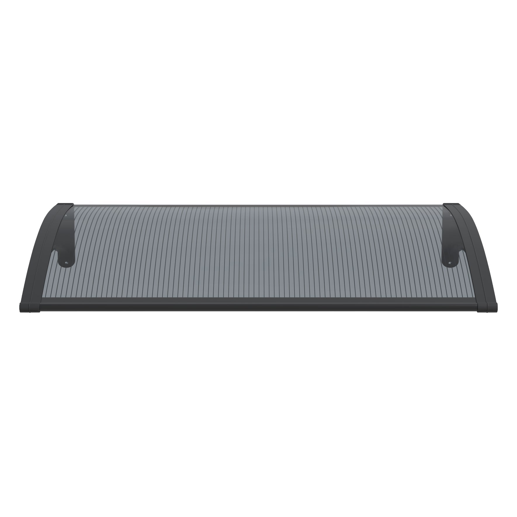 Copertină PREMIUM 40x60 cm, placă 6 mm dintr-o bucată – Negru/Antracit - MAPROFI