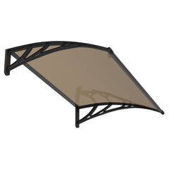 Copertină PREMIUM 40x60 cm, placă 6 mm dintr-o bucată – Negru/Bronz - MAPROFI