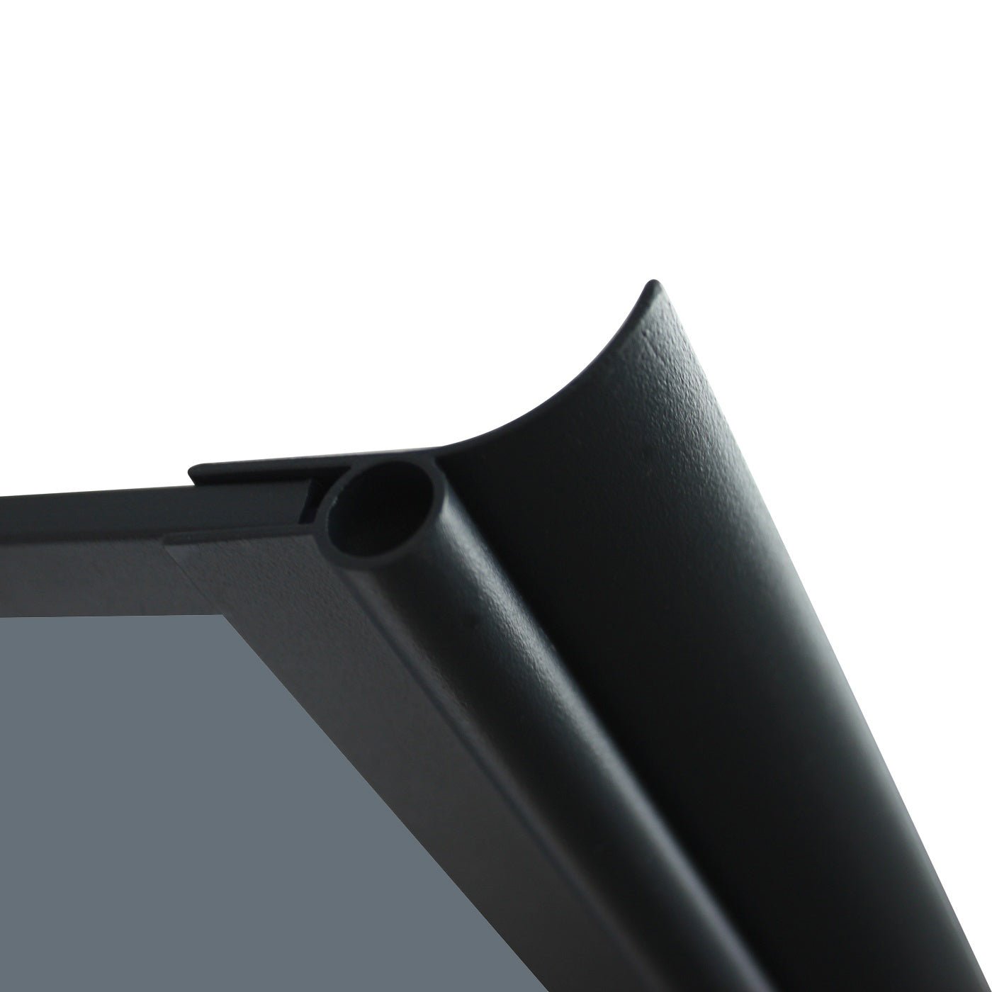 Copertină VIVIEN PRO 200x100 cm din aluminiu și plexiglas – Negru/Antracit - MAPROFI
