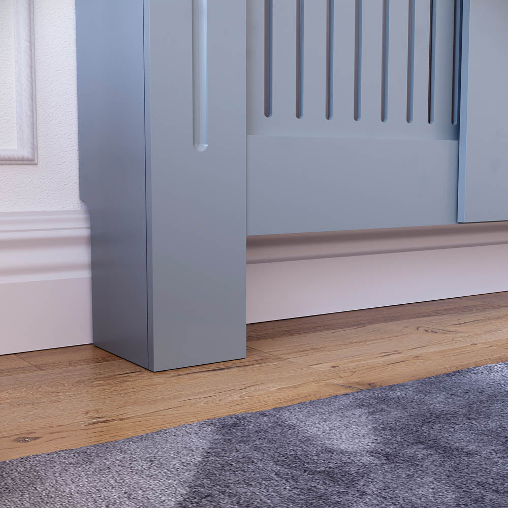 Masca pentru Calorifer ECO-3XL 140/204 cm Ajustabila, MDF Vopsit de 21 mm Lame Verticale, Gri antracit - MAPROFI