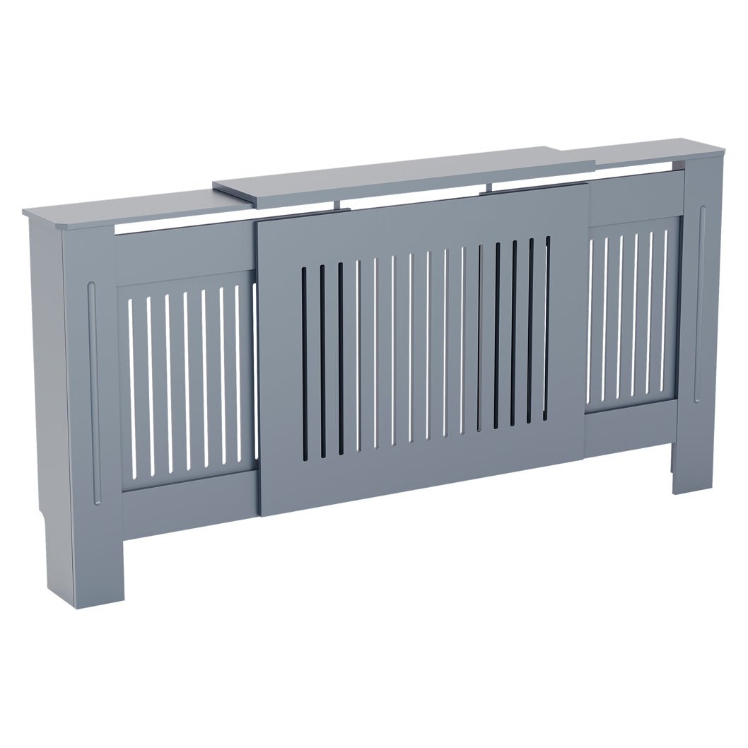 Masca pentru Calorifer ECO-3XL 140/204 cm Ajustabila, MDF Vopsit de 21 mm Lame Verticale, Gri antracit - MAPROFI