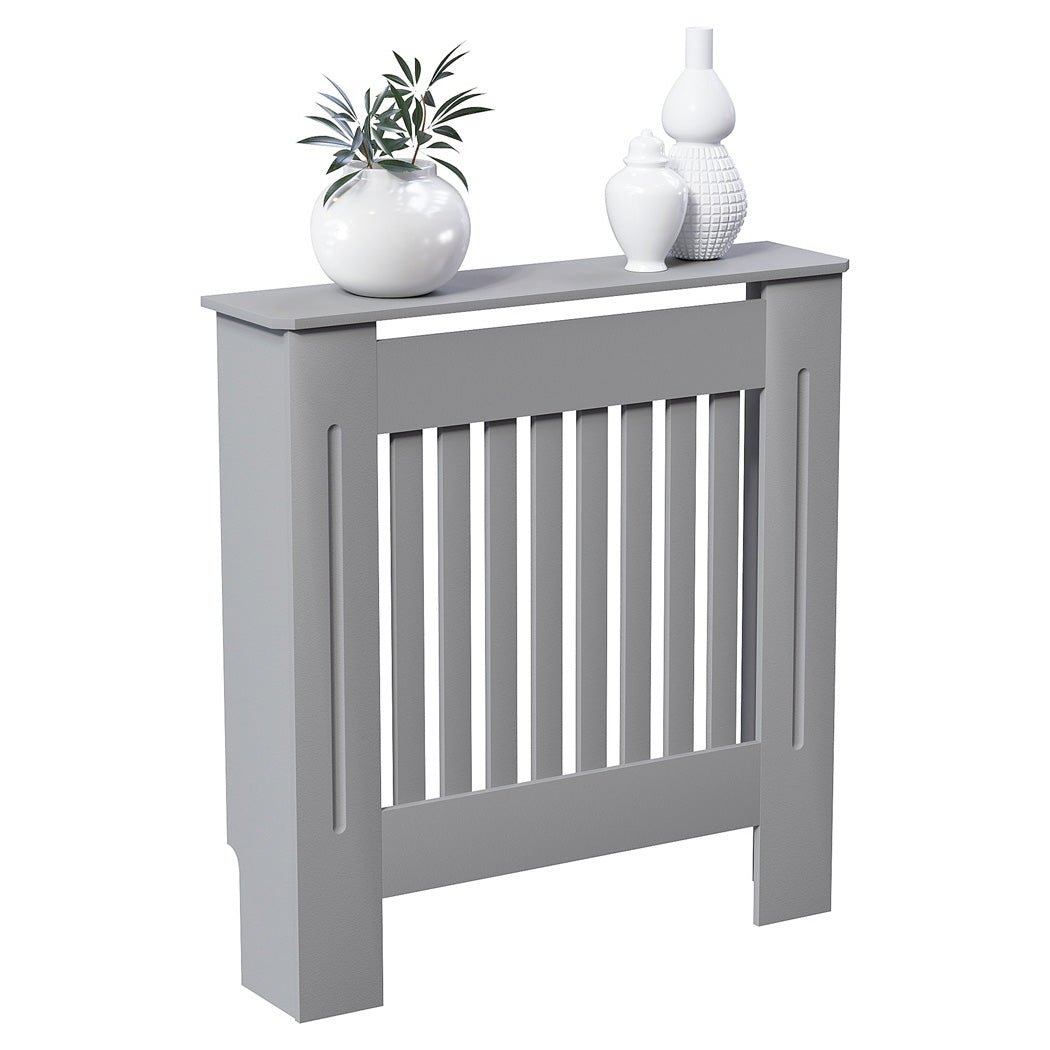 Masca pentru Calorifer ECO-S 78 cm, MDF Vopsit de 18 mm Lame Verticale, Gri antracit - MAPROFI
