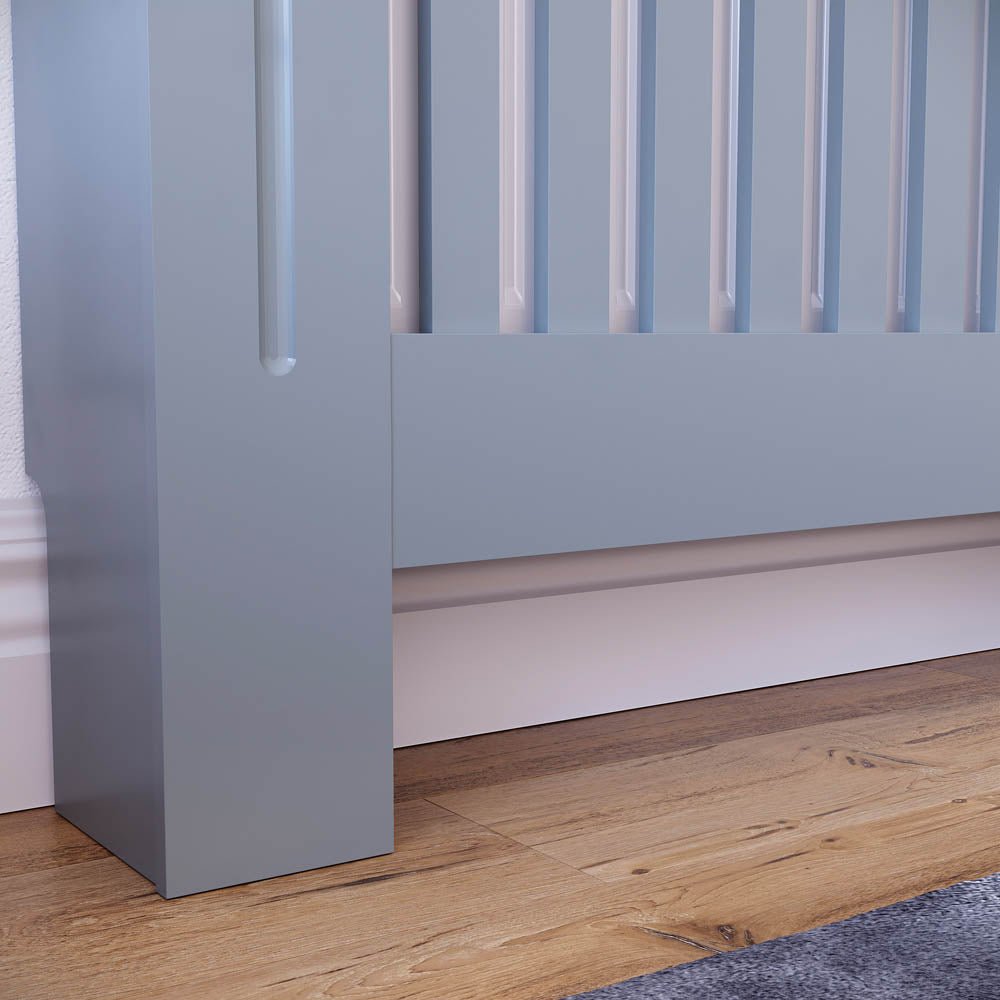 Masca pentru Calorifer ECO-XXL 172 cm, MDF Vopsit de 21 mm Lame Verticale, Gri antracit - MAPROFI