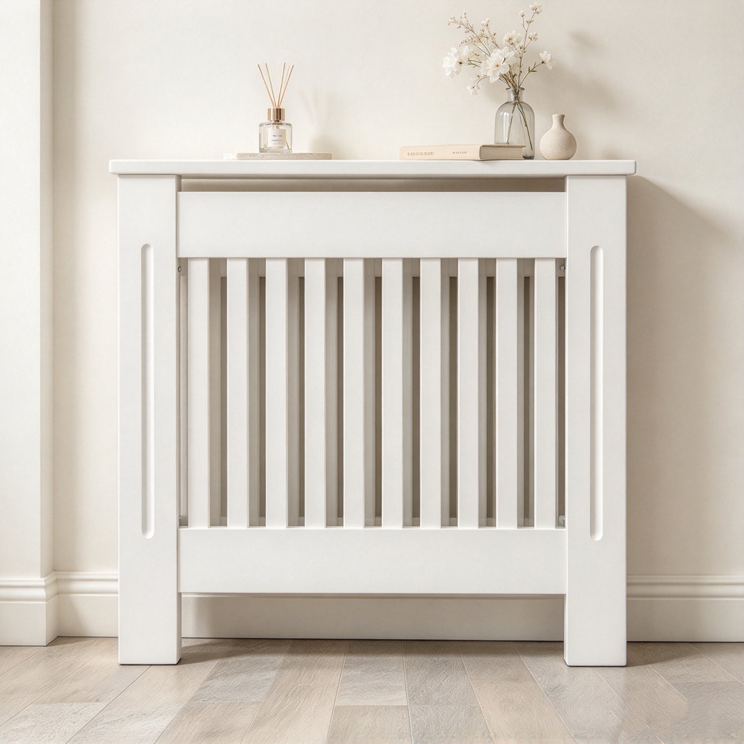 Masca pentru Calorifer MAPROFI, PREMIUM S 102x82x21.5 cm, MDF Vopsit de 21 mm, Calitate Superioara, Alb lucios - MAPROFI