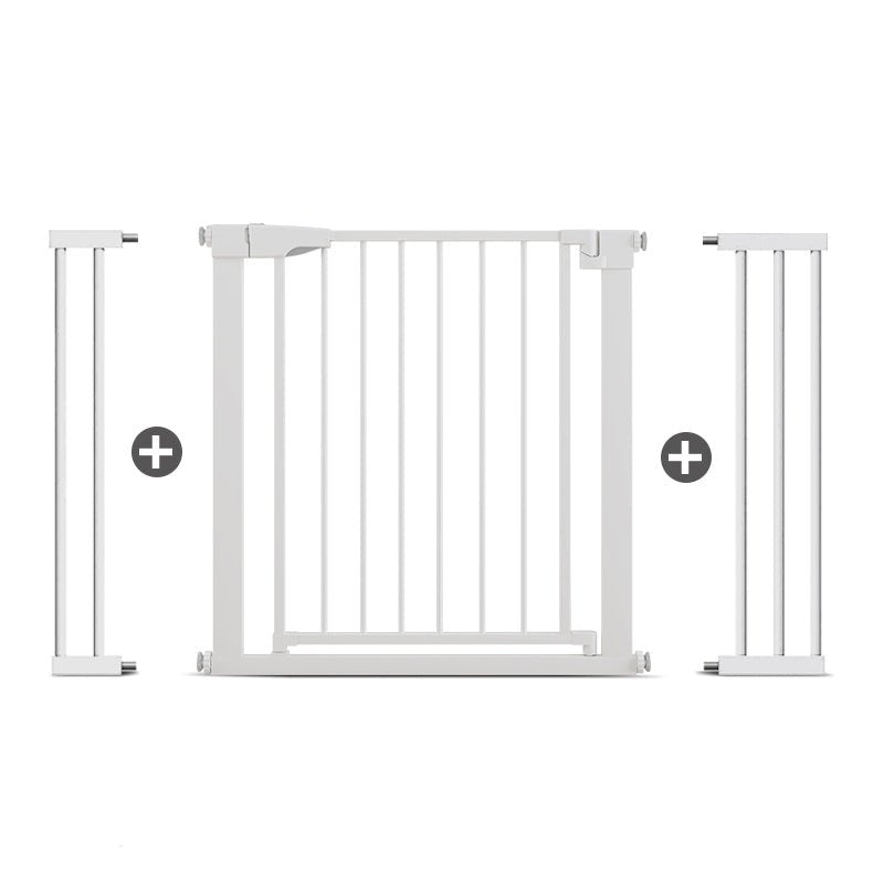 Poartă de Siguranță ECO 90° pentru Copii și Animale 76 x 111-117 cm, ALB - MAPROFI
